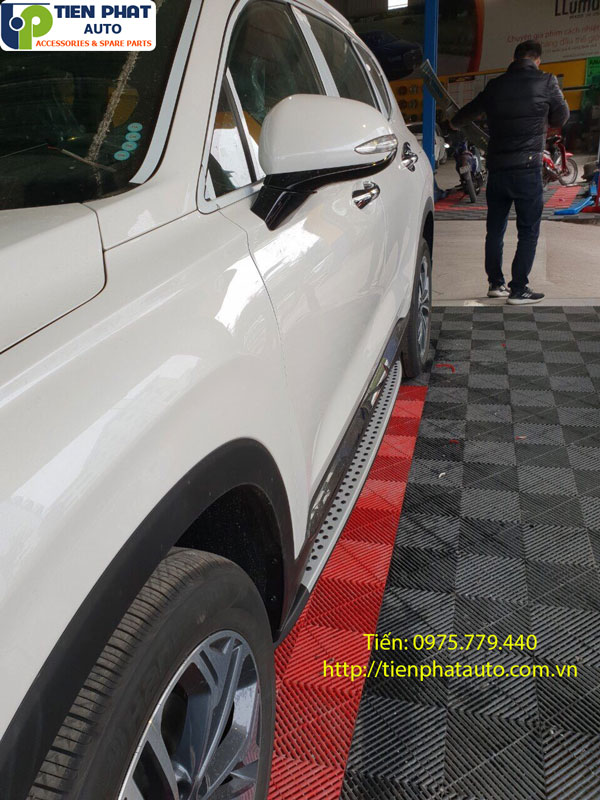 Bệ bước chân cho Hyundai Santafe 2019