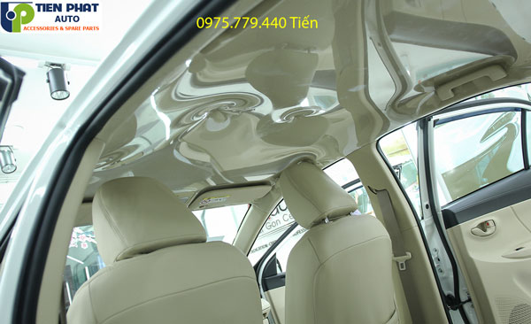 Bọc trần cho xe Toyota Vios bằng nilong