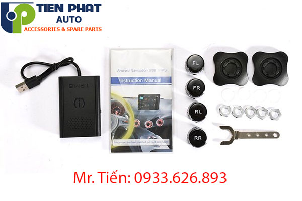 Cảm biến áp suất lốp tích hợp trên màn hình DVD Android