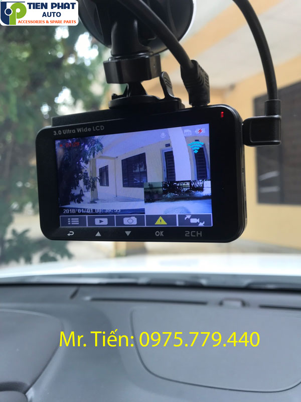 Lắp đặt Camera hành trình HP F860X cho hyundai kona tại tphcm