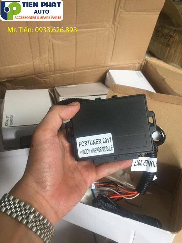 Bộ gập gương lên xuống kính tự động cho Toyota Fortuner