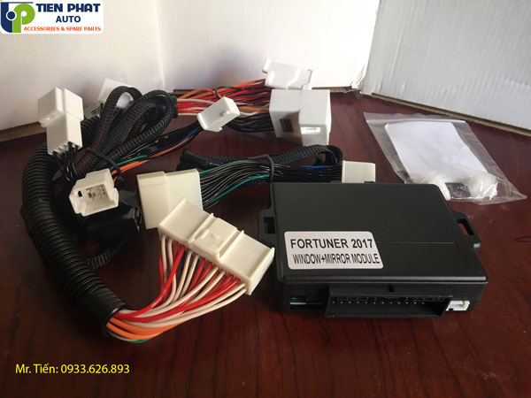 Bộ gập gương lên xuống kính tự động cho Toyota Fortuner