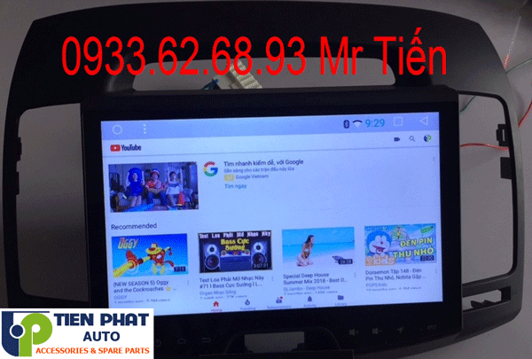 Man hình dvd chay android cho huyndai avante 2011-2012-2013