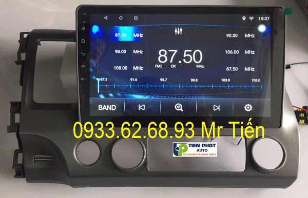 Man hinh DVD chay android cho Honda Civic 2008