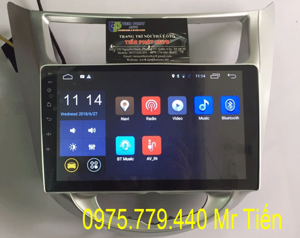 Man hinh DVD chay android cho huyndai acent 2014-2018