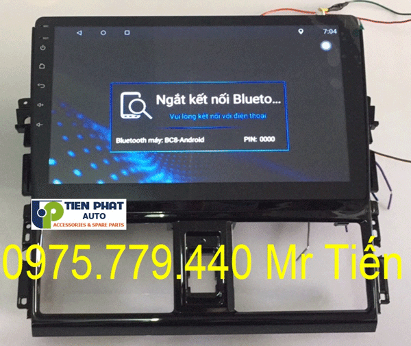 Man hinh DVD android theo xe cho Toyota Vios 2016-2018