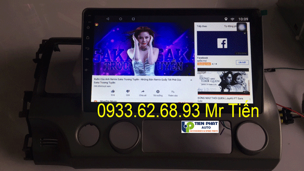 Man hinh DVD chay android cho Honda Civic 2008