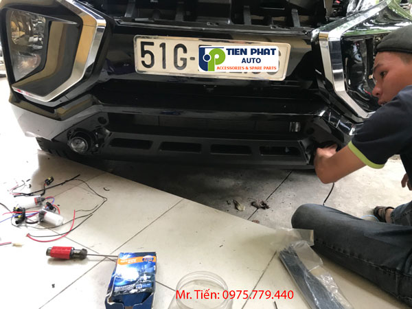 Lắp bi gầm GTR cho Mitsubishi Xpander 2018