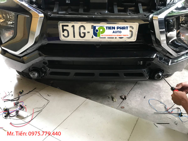 Lắp bi gầm GTR cho Mitsubishi Xpander 2018 chính hãng
