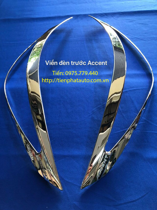 Viền đèn trước accent - đồ chơi phụ kiện lắp đặt thêm cho accent