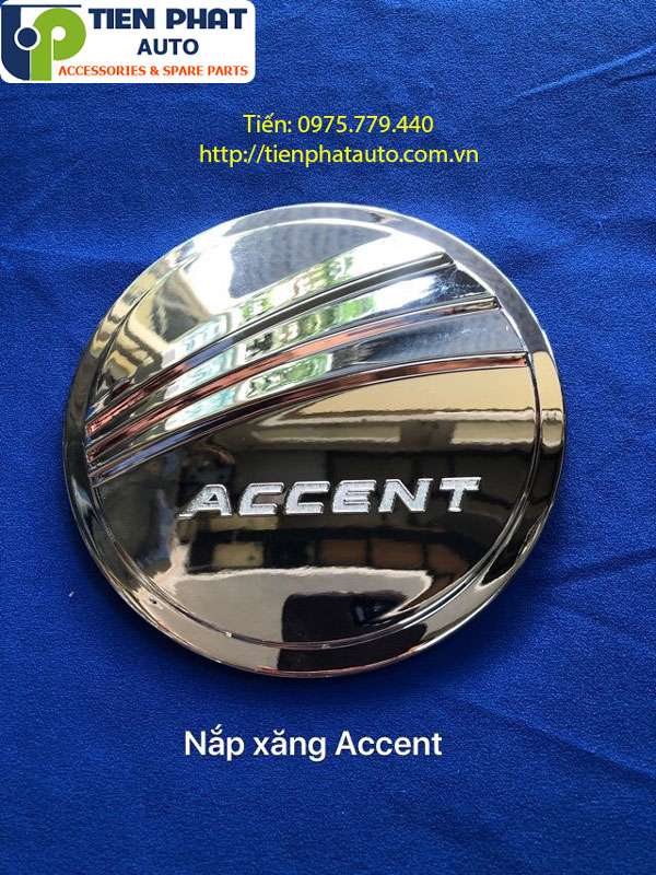 Ốp nắp bình xăng accent - đồ chơi phụ kiện lắp đặt thêm cho accent