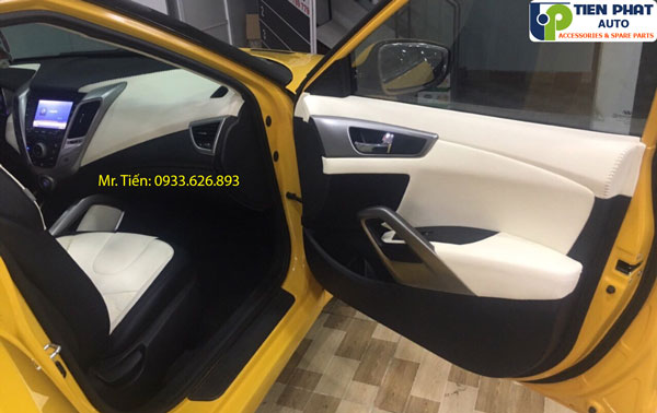 Đổi màu cánh cửa và taplo - Đổi màu nội thất Hyundai