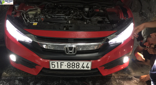 độ đèn bi-xenon cho xe ô tô