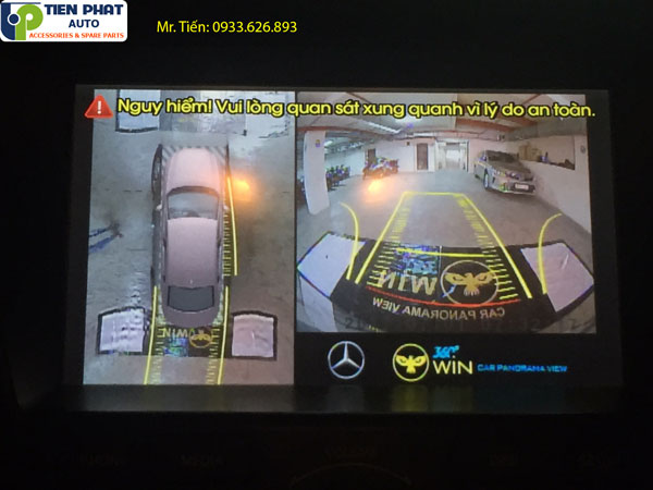 Lắp camera 360 độ Owin 3D cho Hyundai Santafe uy tín