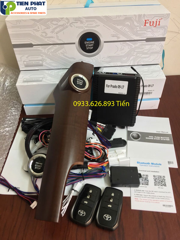 Lắp đặt bộ chìa khóa thông minh Start Stop Smart Key cho Toyota Prado 2018