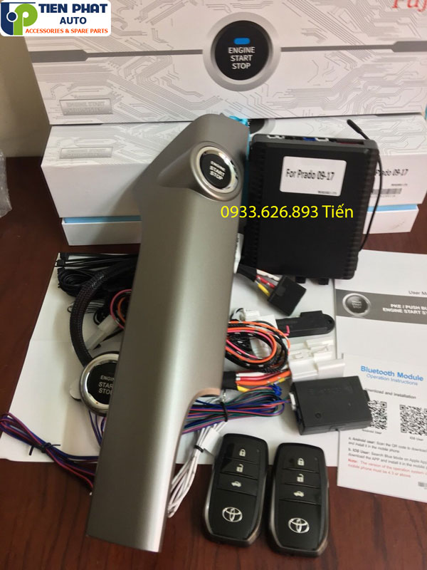 Lắp đặt bộ chìa khóa thông minh Start Stop Smart Key cho Toyota Prado 2018