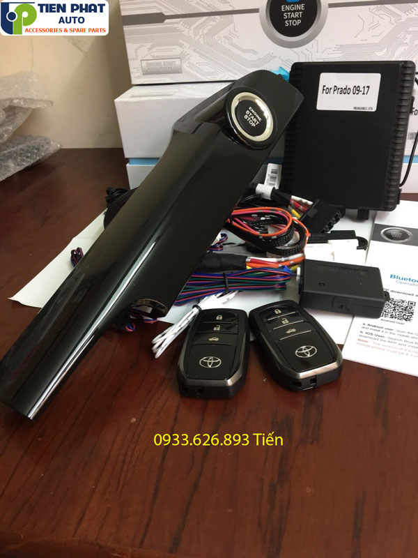 Lắp đặt bộ chìa khóa thông minh Start Stop Smart Key cho Toyota Prado 2018