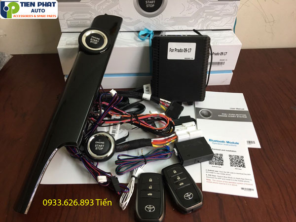 Lắp đặt bộ chìa khóa thông minh Start Stop Smart Key cho Toyota Prado 2018