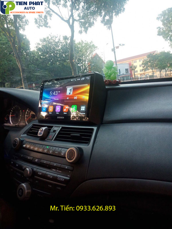 Hình ảnh lắp đặt màn hình DVD Android cho Honda Accord 2008-2012 tại Tiến Phát