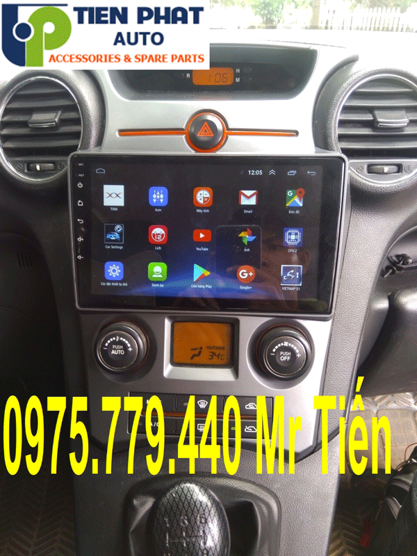 Màn Hình DVD Chay Android Cho Kia Caren 2007-2017 Khe Cắm Sim 4G