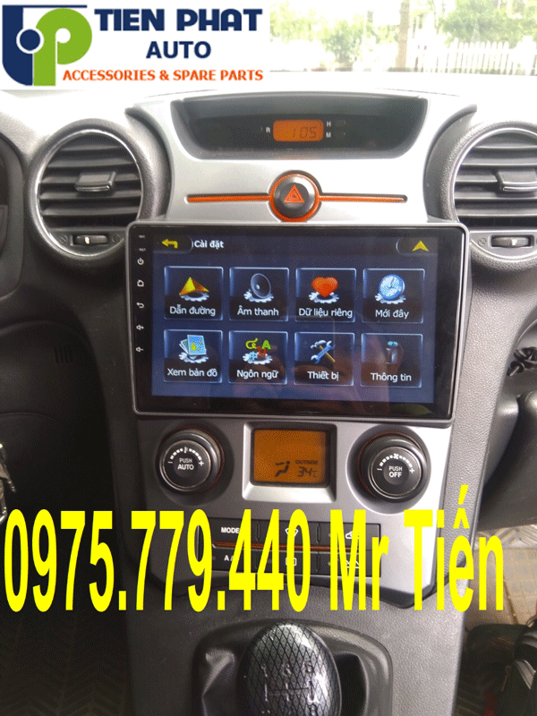 Màn Hình DVD Android Cho Kia Caren 2007-2017 Khe Cắm Sim 4G Moi Nhat