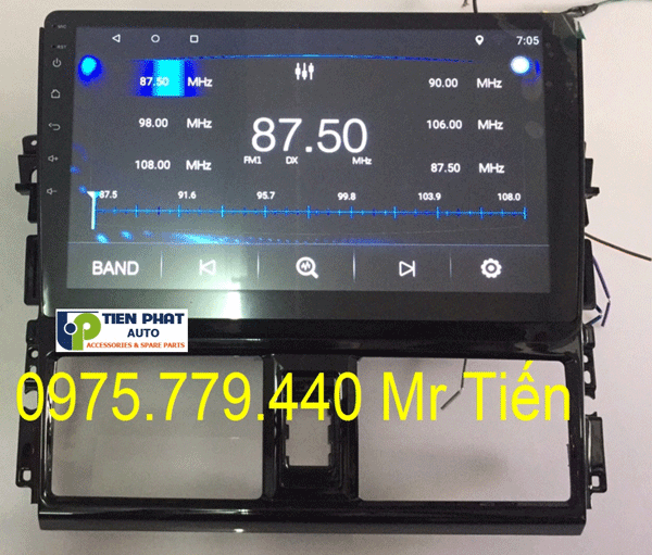 Man hinh DVD android theo xe cho Toyota Vios 2016-2018
