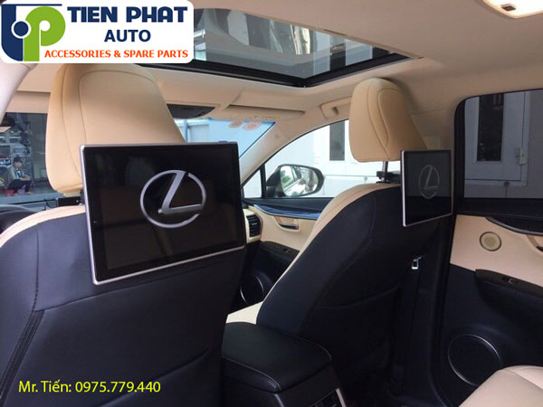 Địa chỉ lắp đặt màn hình gối đầu Android cho Lexus 570 chính hãng 