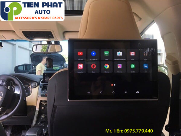 Màn hình gối đầu Android cho Lexus 570 chính hãng