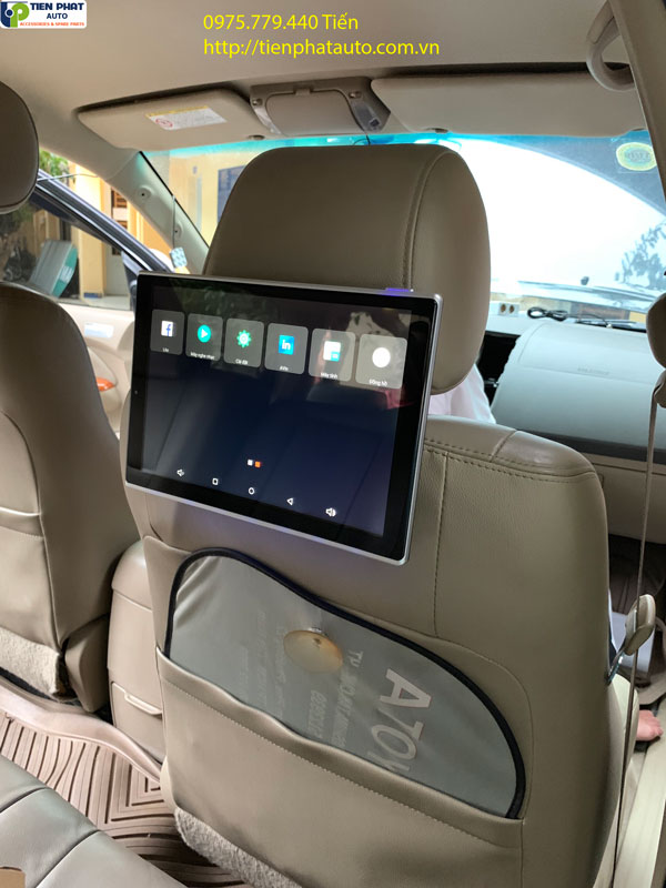 Màn hình gối đầu cho Toyota Fortuner chính hãng