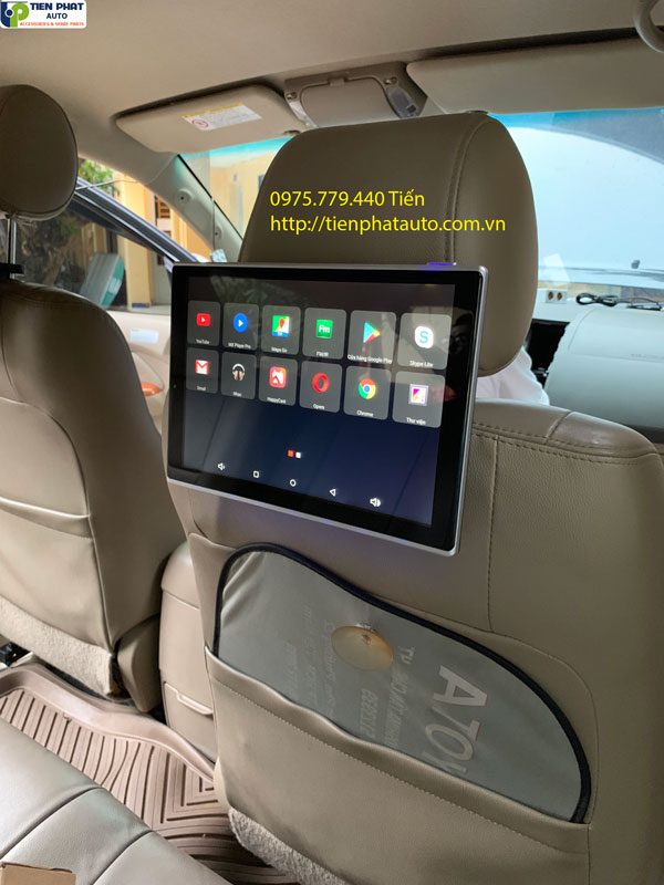 Màn hình gối đầu cho Toyota Fortuner chính hãng