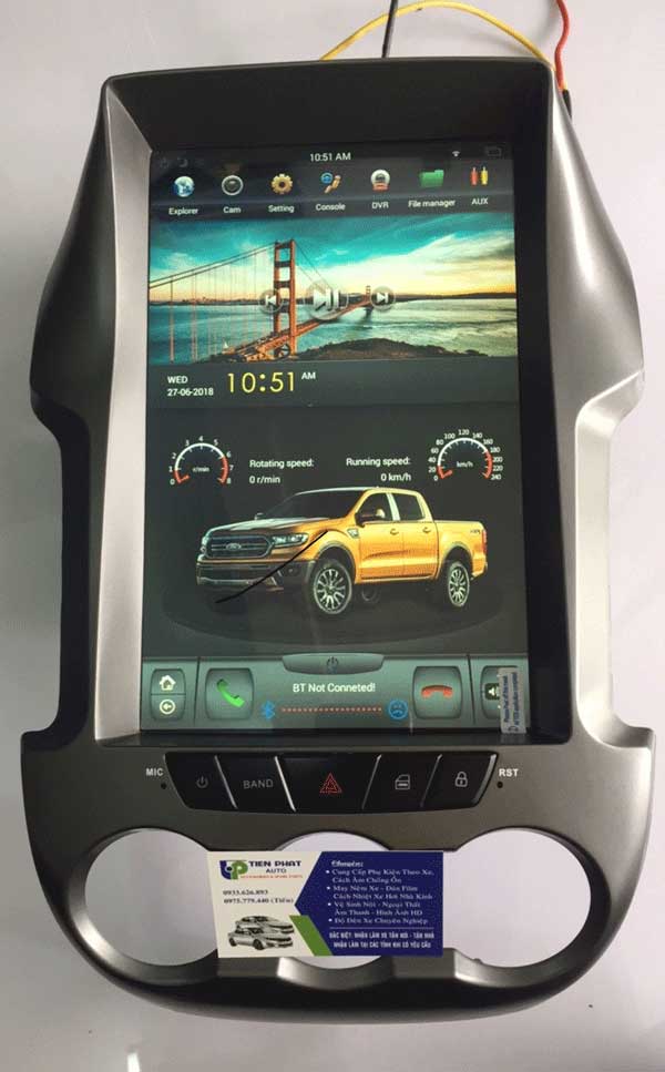 DVD Tesla Cho Ford Ranger tai Tp.HCM