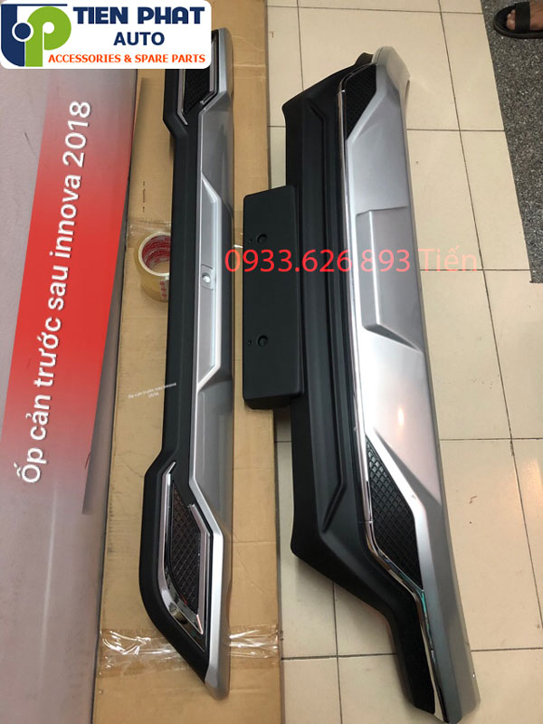 Bộ ốp cản trước sau cho Toyota Innova 2018