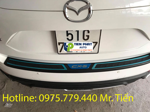 Op trang tri can truoc sau - phu kien do choi cho mazda cx5 2018