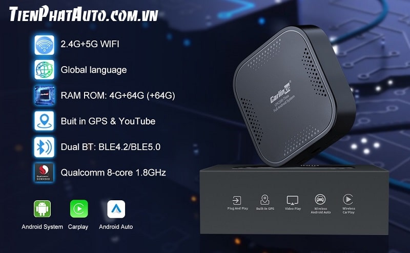 Thông số cấu hình của Android Box Carlinkit