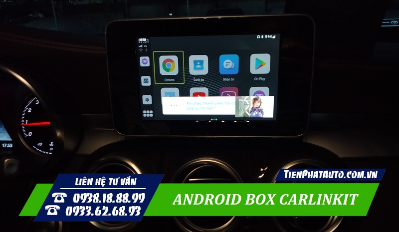 Android Box Carlinkit tích hợp điều khiển bằng giọng nói thông minh