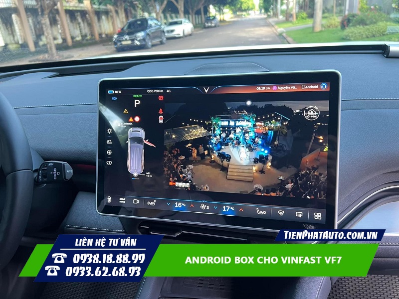 Tiến Phát Auto chuyên lắp Android Box Cho Xe Vinfast VF7