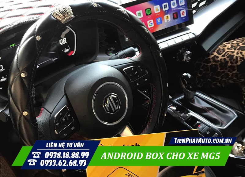 Thiết bị Android Box cho MG5 biến DVD zin thành Android