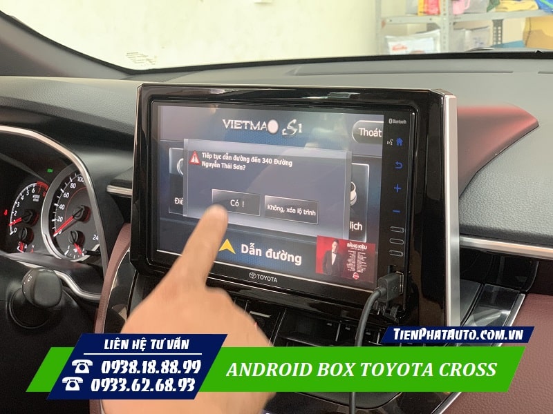 Hệ thống chỉ đường còn hỗ trợ cảnh báo giao thông và tốc độ chính xác