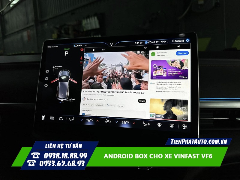 Android Box cho Vinfast VF6 giúp bạn đáp ứng các nhu cầu giải trí