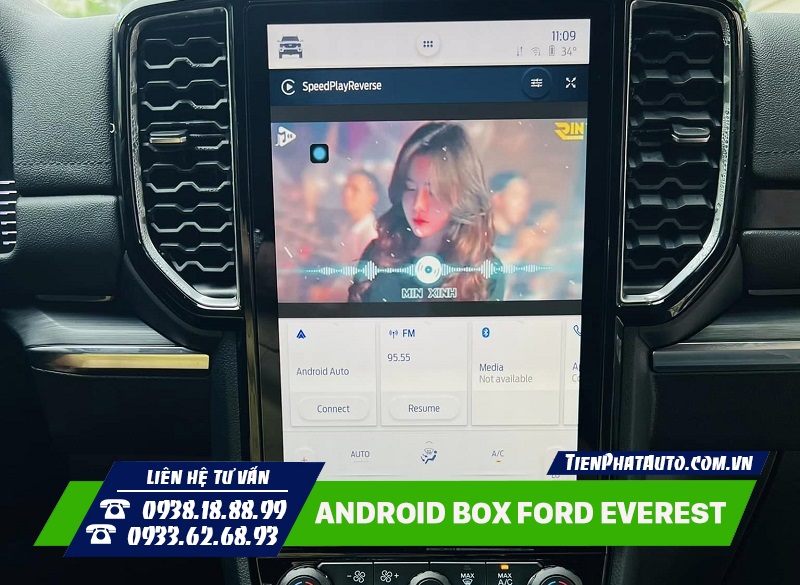 Android Box cho Everest 2023 tích hợp điều khiển bằng giọng nói thông minh