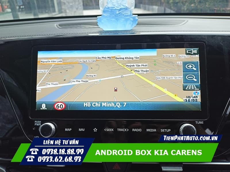 Phần mềm Vietmap S1 bản quyền giúp chỉ đường và cảnh báo giao thông
