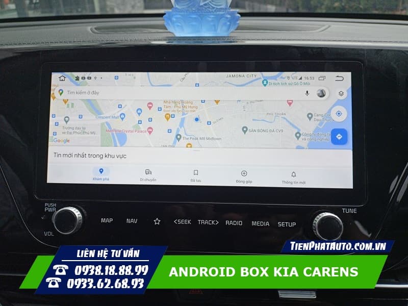 Tích hợp nhiều phần mềm chỉ dẫn đường tiện lợi