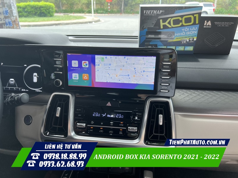 Android Box Kia Sorento 2021 - 2022 mang lại nhiều sự tiện lợi