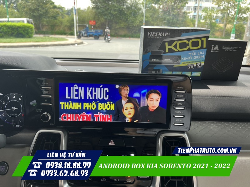 Android Box Kia Sorento 2021 - 2022 đáp ứng nhu cầu giải trí trên xe