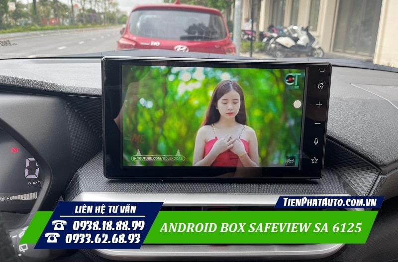 Android Box Safeview SA 6125 đáp ứng nhu cầu giải trí trên xe của bạn