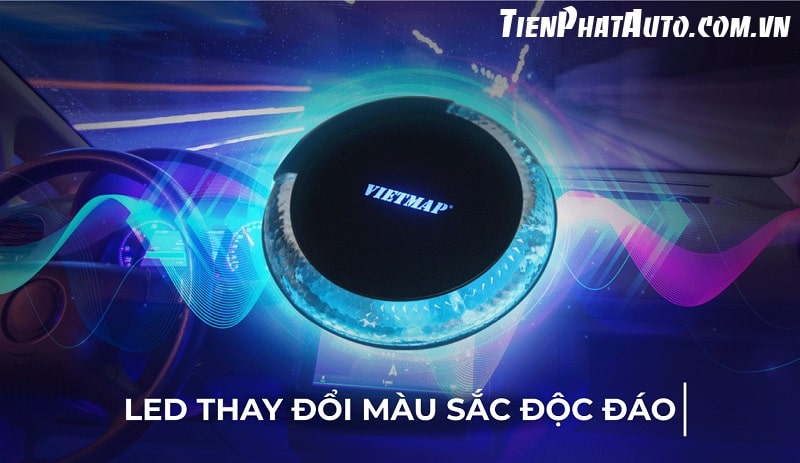 Hộp Box Vietmap BS10 tích hợp LED thay đổi màu sắc độc đáo