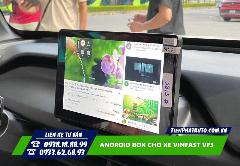 Android Box cho Vinfast VF3 biến màn hình Zin thông minh hơn