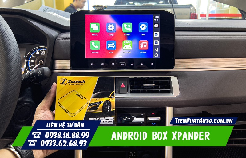 Android Box cho Xpander 2023 mang lại nhiều sự tiện lợi khi sử dụng