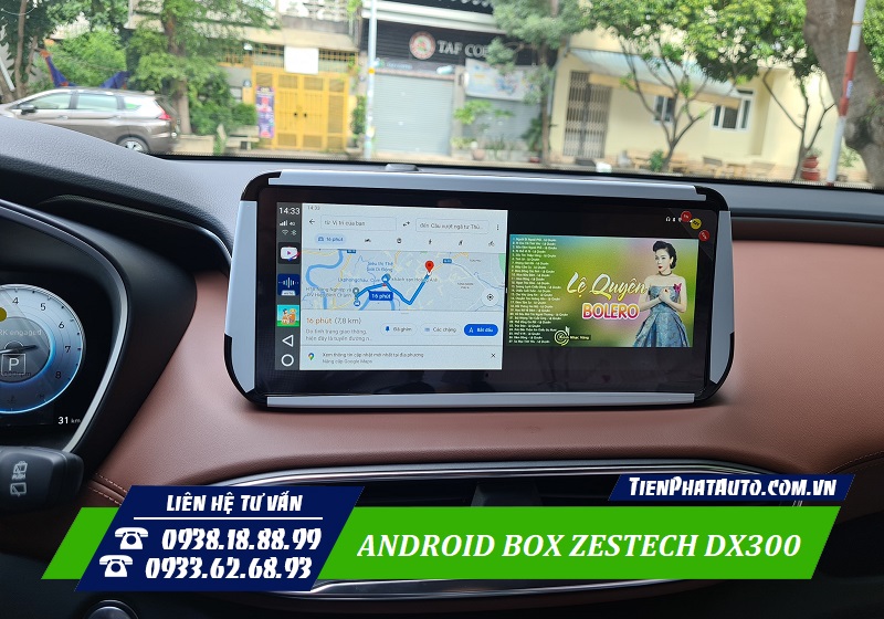 Android Box Zestech DX300 Plus điều khiển giọng nói thông minh