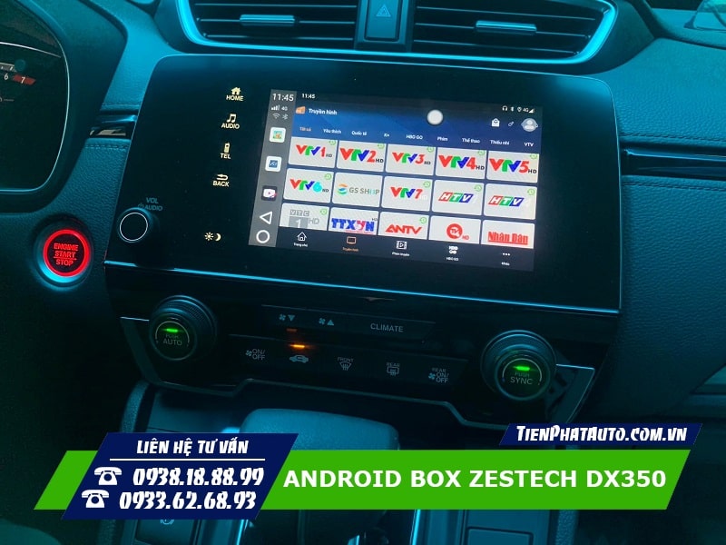 Zestech DX350 cho phép điều khiển các chức năng bằng giọng nói